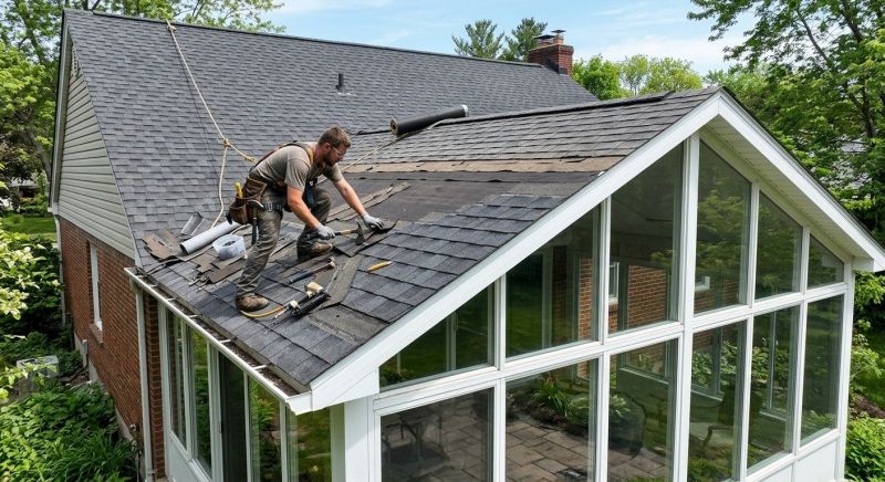 Damaged Roof Replacement in Framingham, MA